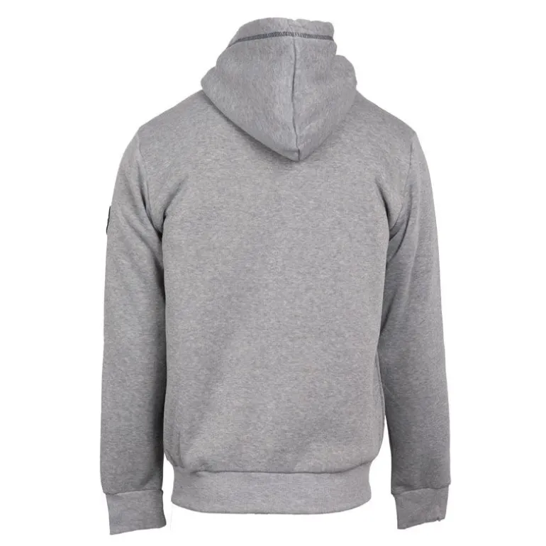 Sweat zippé à capuche fourrée surpiqures colorées Homme CHEVIGNON