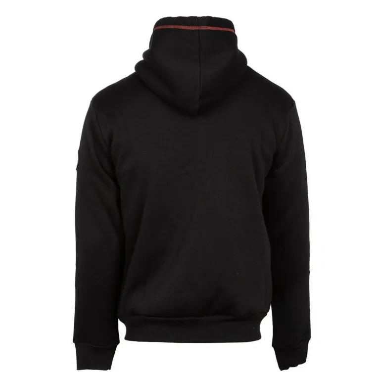 Sweat zippé à capuche fourrée surpiqures colorées Homme CHEVIGNON