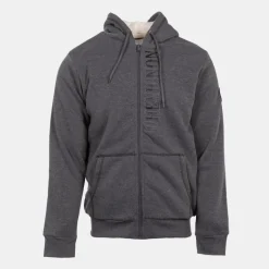 Sweat zippé à capuche fourrée surpiqures colorées Homme CHEVIGNON