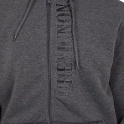 Sweat zippé à capuche fourrée surpiqures colorées Homme CHEVIGNON