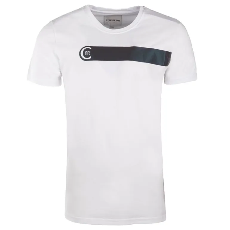 T shirt coton saint michelavec logo Homme CERRUTI