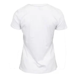 T shirt imprimé coton blanc avec écritures Femme IMPERIAL