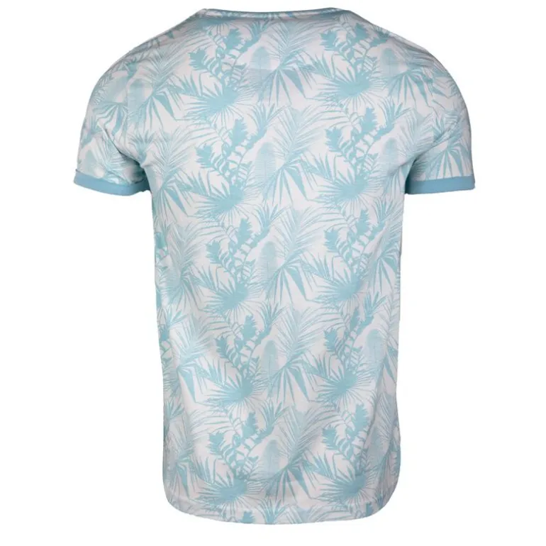 Tee shirt à fleurs tropicales mogador Homme BLAGGIO