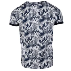 Tee shirt à fleurs tropicales mogador Homme BLAGGIO