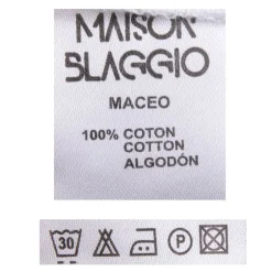 Tee shirt à motif avec poche maceo Homme BLAGGIO