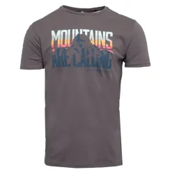 Tee shirt ajusté Mountains are calling coton Homme BEST MOUNTAIN
