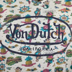 Tee shirt allover logo poitrine Homme VON DUTCH