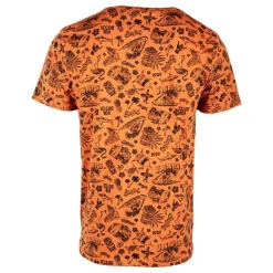 Tee shirt allover orange logo poitrine Homme VON DUTCH