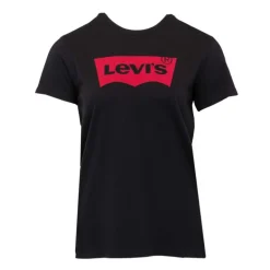 Tee shirt avec grand logo rouge coton Femme LEVI'S