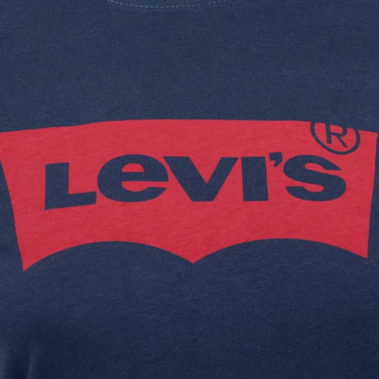 Tee shirt avec grand logo rouge coton Femme LEVI'S