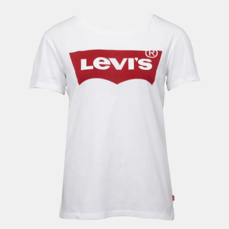Tee shirt avec grand logo rouge coton Femme LEVI'S