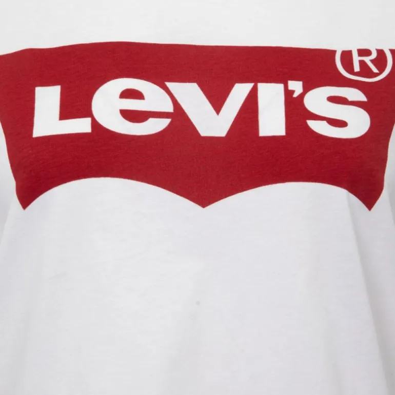 Tee shirt avec grand logo rouge coton Femme LEVI'S
