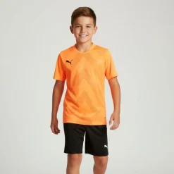 Tee shirt avec imprimé manches courtes logo noir Enfant PUMA