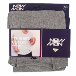 Tee shirt basique cintré coton Homme NEW MAN