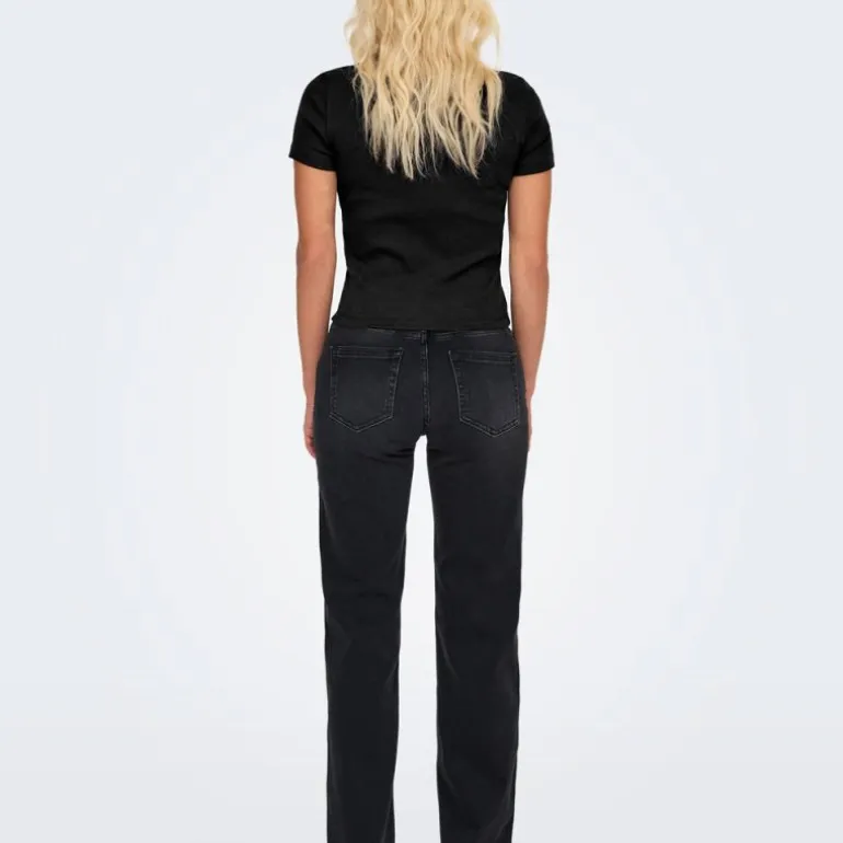 Tee shirt basique col rond coton bio Femme ONLY