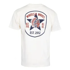 Tee shirt basique imprimé étoile dos Homme WHEELS AND WAVES