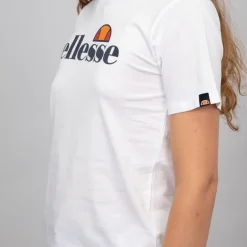 Tee shirt basique logo poitrine couleur unie Femme ELLESSE