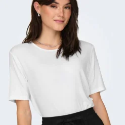 Tee shirt basique mila coton col rond Femme JDY