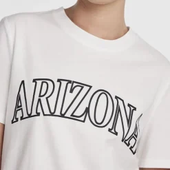 Tee shirt blanc imprimé Arizona Femme PIECES