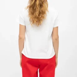 Tee shirt blanc skateboard imprimé graphique tess Femme LA PETITE ETOILE