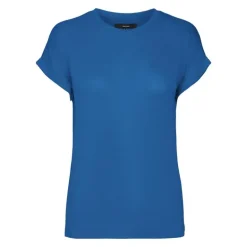 Tee shirt Brianna daphné col rond en maille Femme VERO MODA