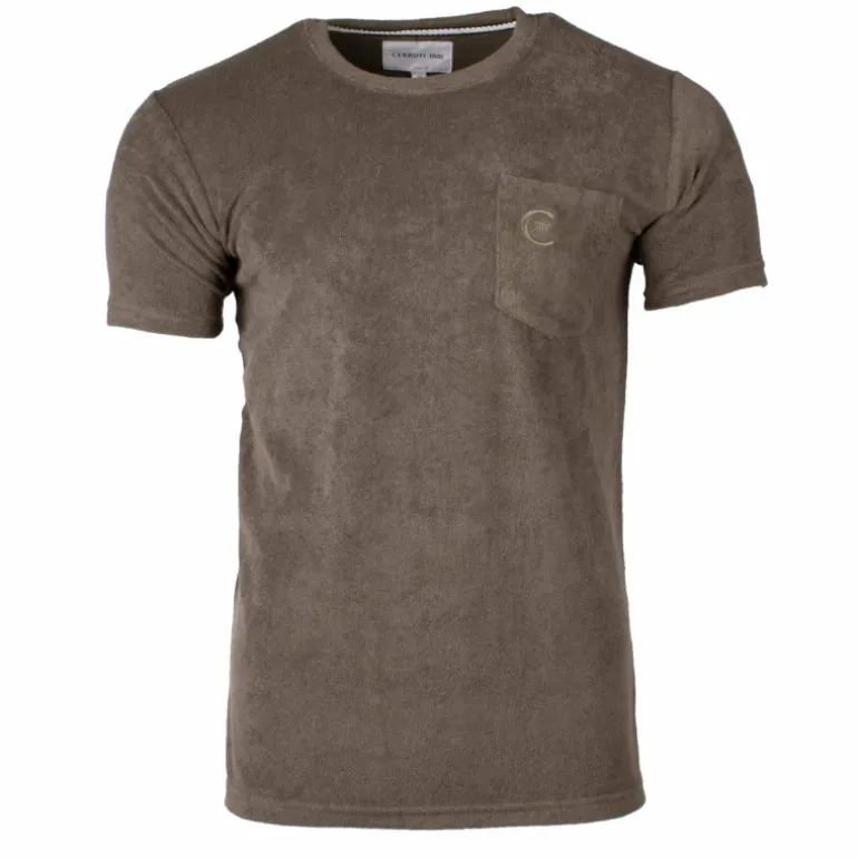 Tee shirt brodé uni Homme CERRUTI