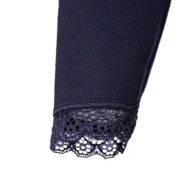 Tee shirt chaud à dentelle col V ysia Femme BURTON OF LONDON