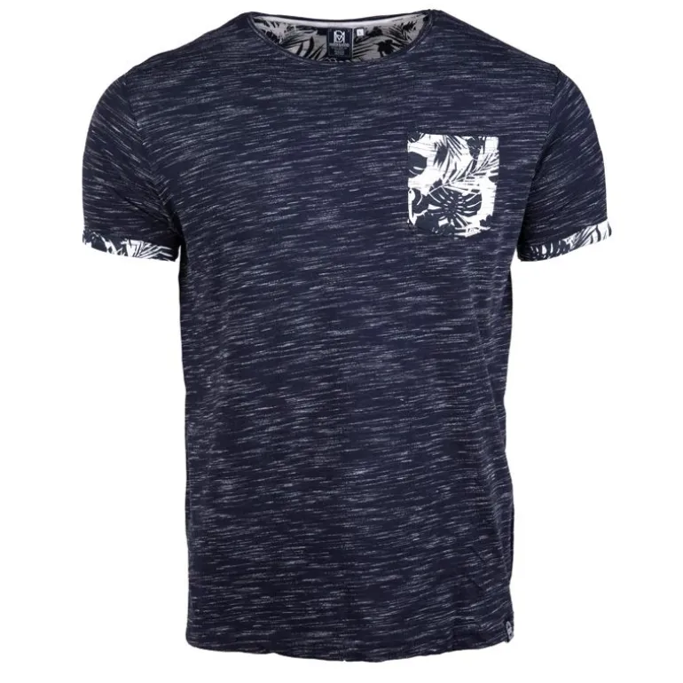 Tee shirt chiné monzac avec poche Homme BLAGGIO