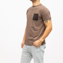 Tee shirt classique poche avec imprimé Homme DEELUXE 74