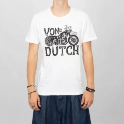 Tee shirt col rond imprimé moto Homme VON DUTCH