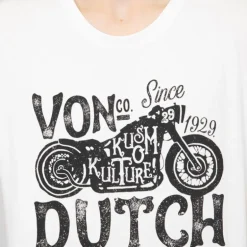 Tee shirt col rond imprimé moto Homme VON DUTCH