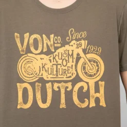 Tee shirt col rond imprimé moto Homme VON DUTCH
