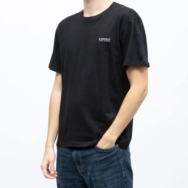 Tee shirt col rond liliam coton Homme KAPORAL