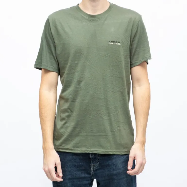 Tee shirt col rond liliam coton Homme KAPORAL