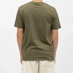 Tee shirt col rond regular couleur unie avec logo Homme ELLESSE