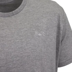 Tee shirt col rond signature poitrine Homme PIERRE CARDIN