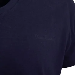 Tee shirt col rond signature poitrine Homme PIERRE CARDIN