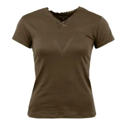 Tee shirt col v venezia avec dentelle Femme CHANTAL THOMASS