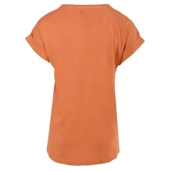 Tee shirt cosantia orange Femme DEELUXE 74