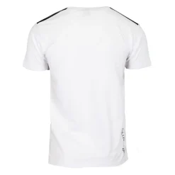Tee shirt coton bandes épaules texte Sport brodé Homme GEORGES RECH