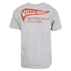 Tee shirt coton col rond avec logo imprimé Homme WHEELS AND WAVES
