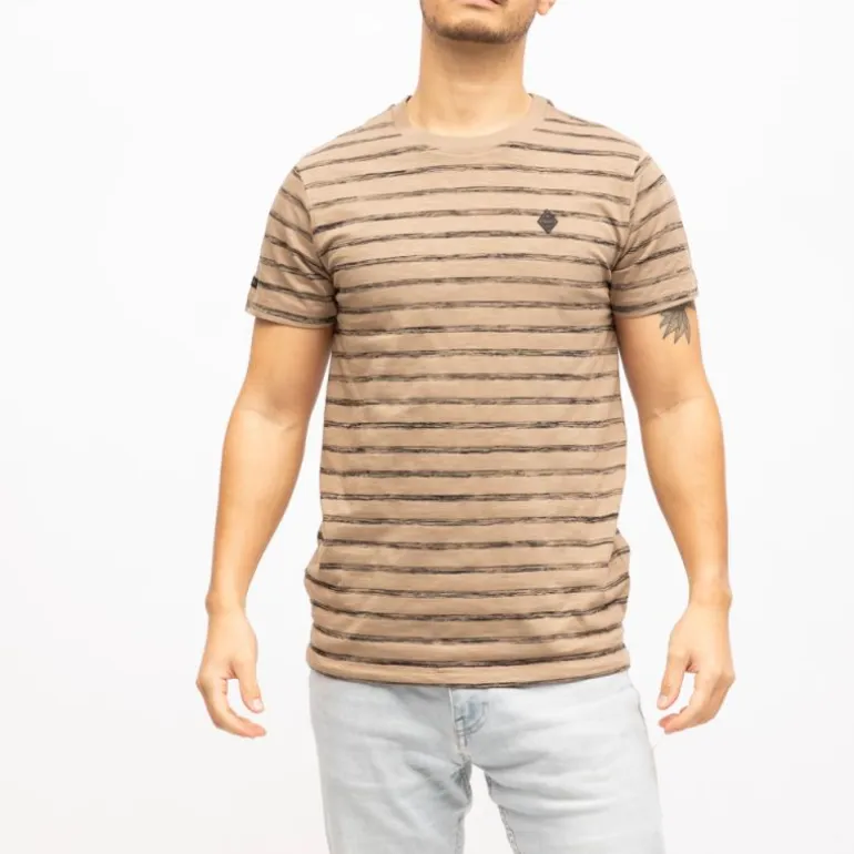 Tee shirt coton dalso à rayures Homme DEELUXE 74