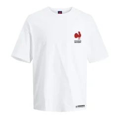 Tee shirt coton france rugby manches courtes Homme JACK & JONES