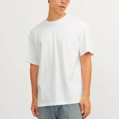 Tee shirt coton frederiksberg col ras de cou manches courtes Homme JACK & JONES