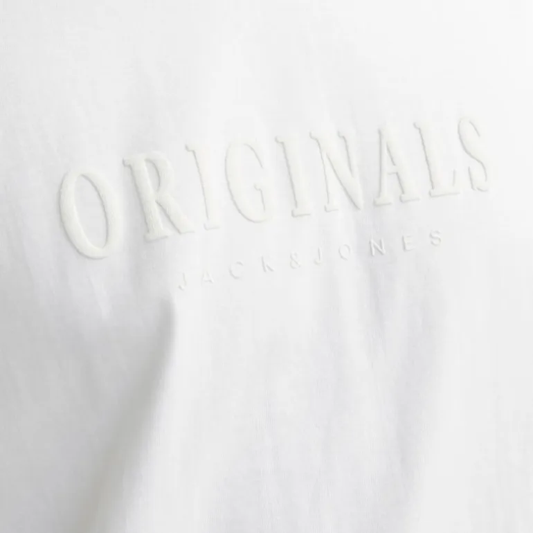 Tee shirt coton frederiksberg col ras de cou manches courtes Homme JACK & JONES