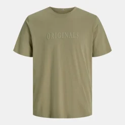 Tee shirt coton frederiksberg col ras de cou manches courtes Homme JACK & JONES