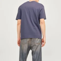 Tee shirt coton frederiksberg col ras de cou manches courtes Homme JACK & JONES