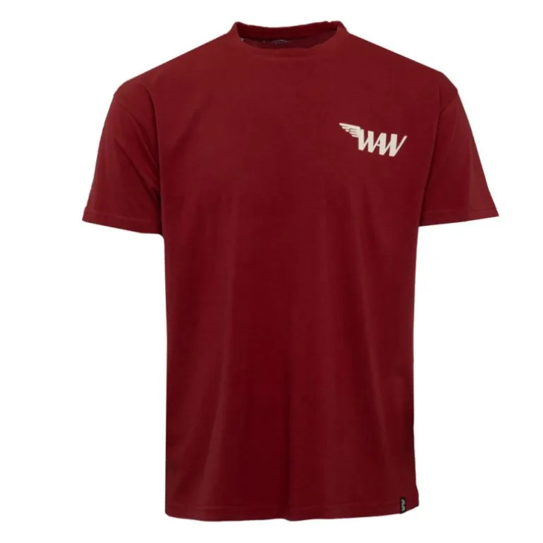 Tee shirt coton imprimé dos textuel Homme WHEELS AND WAVES