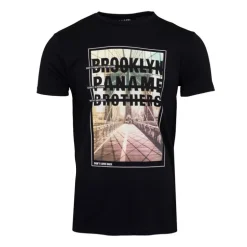 Tee shirt coton imprimé pont de Brooklyn Homme PANAME BROTHERS