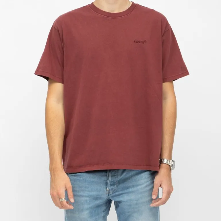 Tee shirt coton manches courtes col rond couleur unie Homme LEVI'S